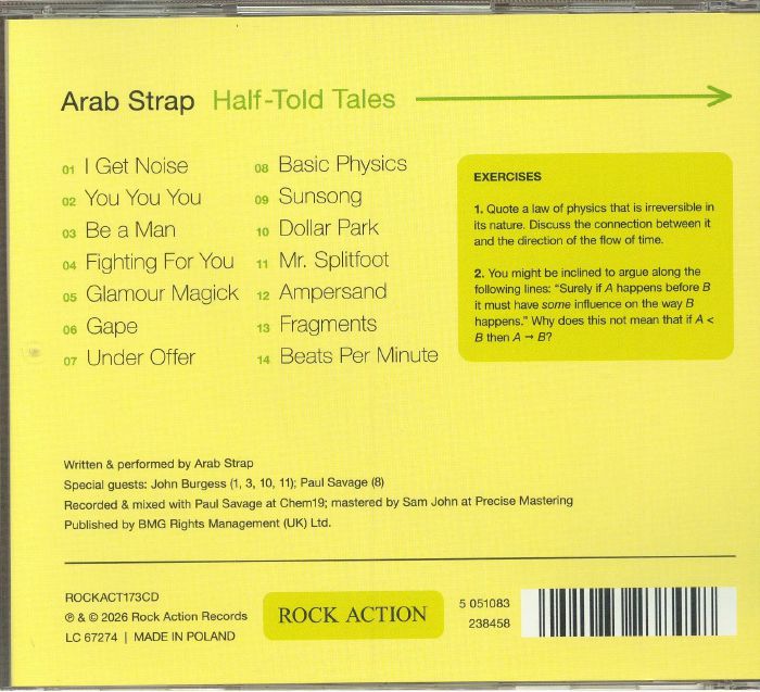 Half Told Tales - Arab Strap (CD)