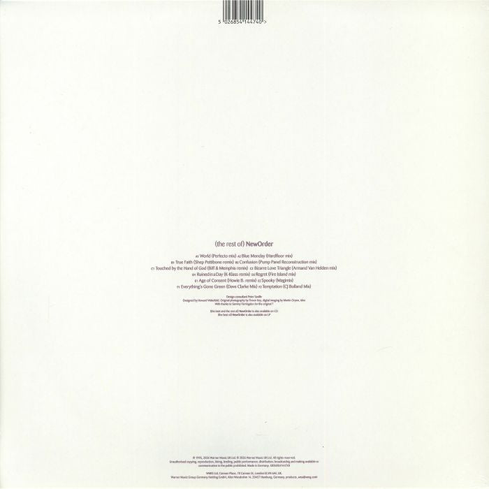 The Rest of New Order (Remastered) (3xLP) - New Order