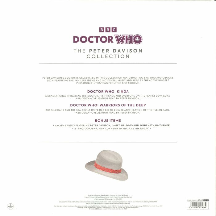 Doctor Who: the Peter Davison Collection (4xLP) (Red & Purple Vinyl) - Doctor Who
