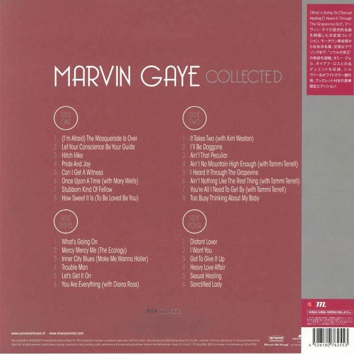 Collected (Japanese Edition) (Silver & White Vinyl) (Booklet Hediyeli) - Marvin Gaye