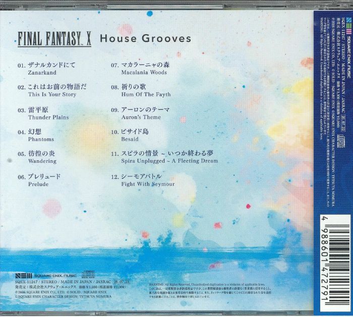 Final Fantasy X: House Grooves - Various (CD)