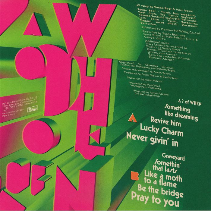 A? of When (Limited Bio Vinyl) - Panda Bear / Sonic Boom