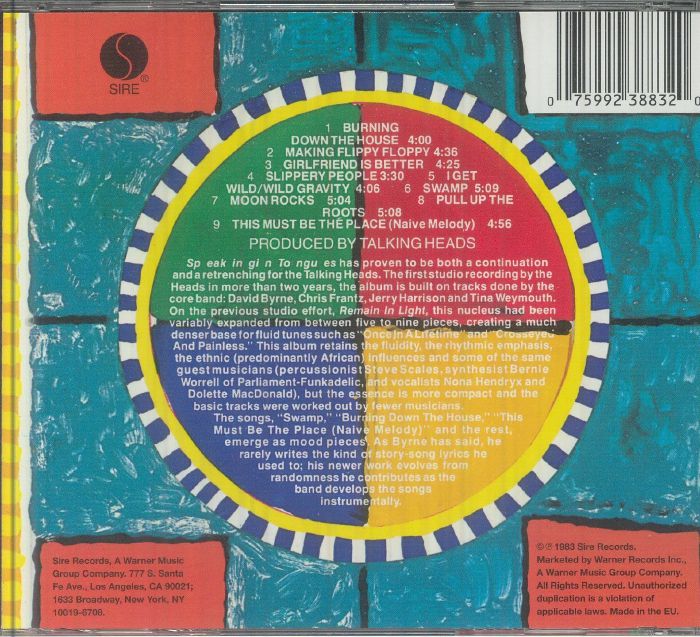 Speaking in Tongues - Talking Heads (CD)