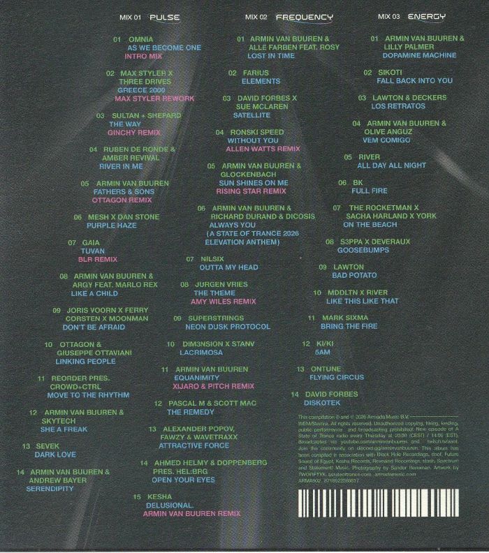 A State of Trance 2026 - Armin Van Buuren / Various (3xCD)