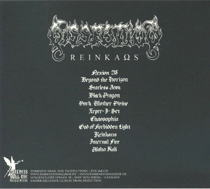 Reinkaos (20th Anniversary Edition) - Dissection (CD)