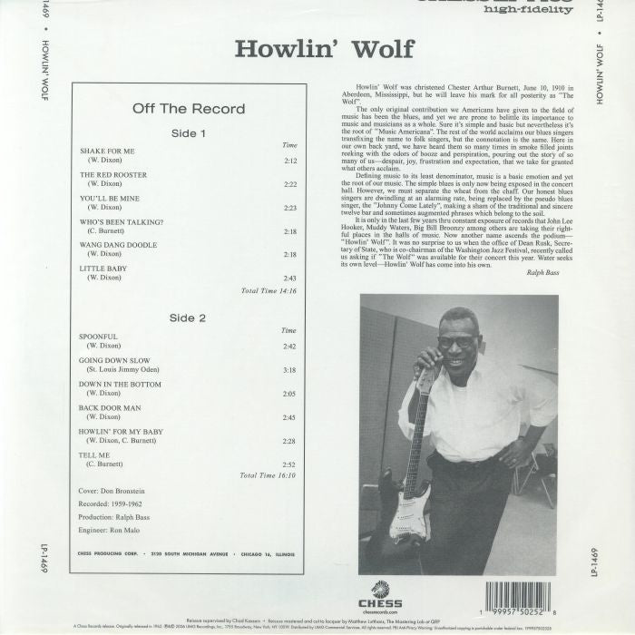 Howlin' Wolf (Acoustic Sounds Series) - Howlin' Wolf