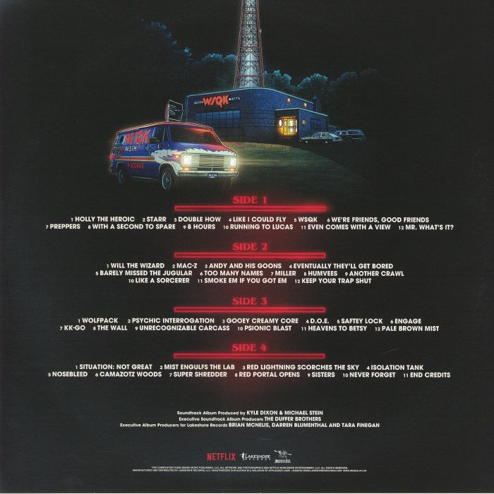Stranger Things 5: Volume One (Soundtrack) (Clear Blue Smoke Vinyl) - Kyle Dixon / Michael Stein