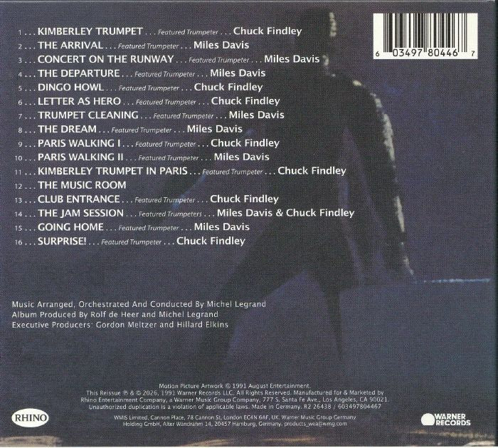 Dingo: Selections from the Motion Picture (Soundtrack) (Reissue) - Miles Davis / Michel Legrand (CD)