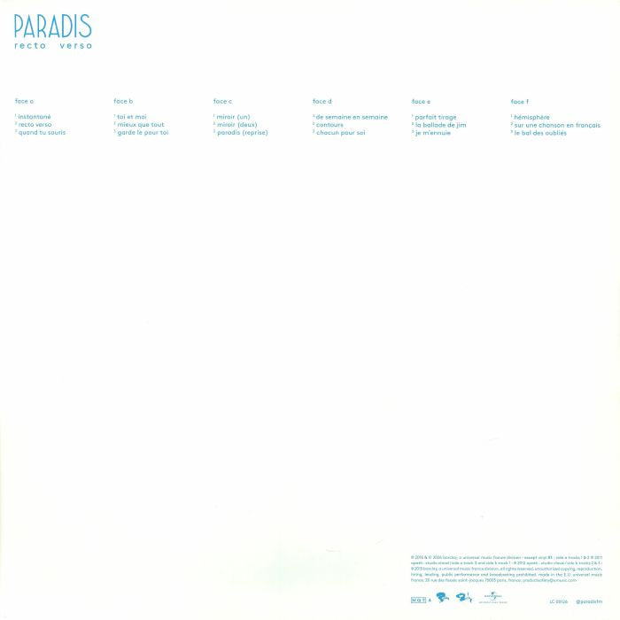 Recto Verso (10th Anniversary Deluxe Edition) - Paradis
