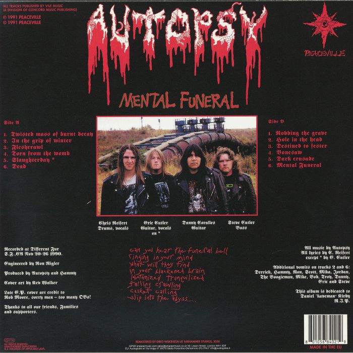 Mental Funeral (35th Anniversary Edition) - Autopsy