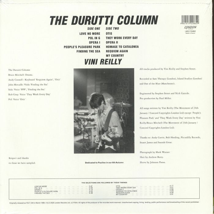 Vini Reilly - The Durutti Column
