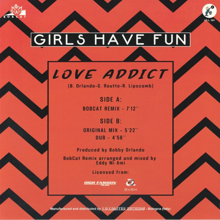 Love Addict (Reissue) (Translucent Red Vinyl) - Girls Have Fun