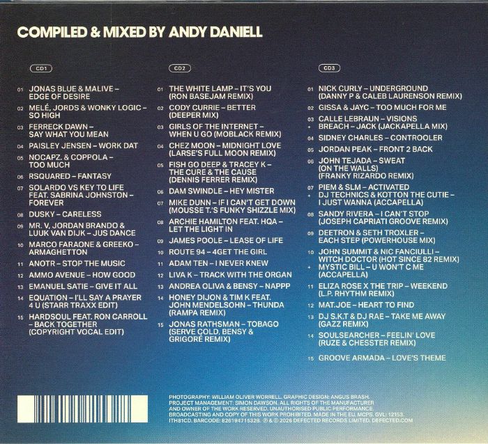 Defected in the House Ibiza 2026 (Box Set) - Various (3xCD)