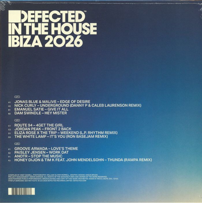 Defected in the House Ibiza 2026 (3xLP) - Various