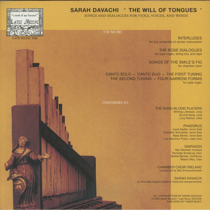 The Will of Tongues - Sarah Davachi