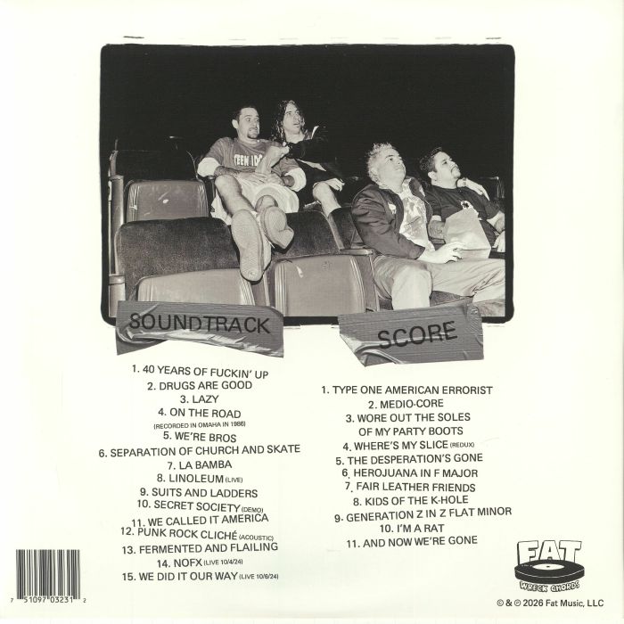 40 Years of Fuckin' Up (Soundtrack) (Blue Vinyl) - Nofx
