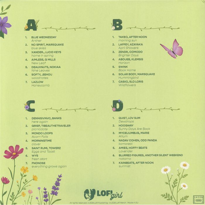 Lofi Girl Presents Spring Collection 2026 (Green Marbled Vinyl) - Lofi Girl / Various
