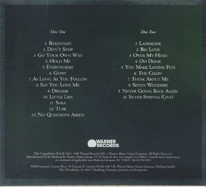 Greatest Hits (Deluxe Edition) - Fleetwood Mac (CD)