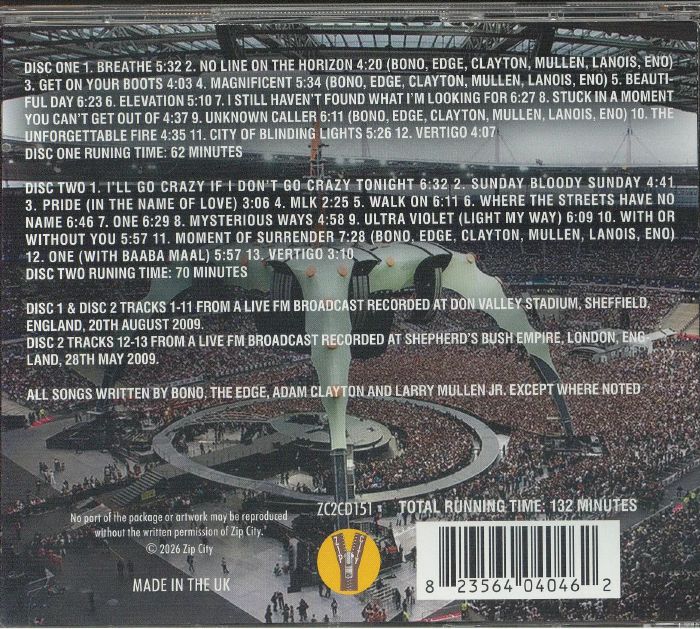 Sheffield - U2 (CD)
