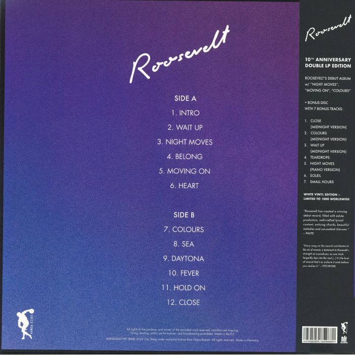 Roosevelt (10th Anniversary Deluxe Edition) - Roosevelt