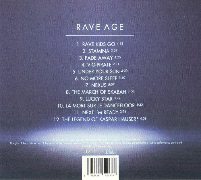 Rave Age (2026 Remastered Edition) - Vitalic (CD)