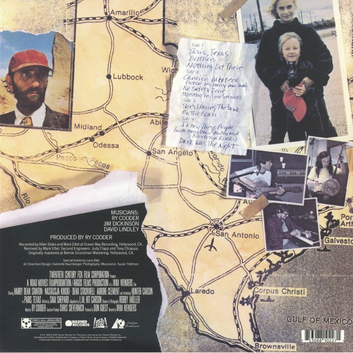 Paris Texas (Soundtrack) (Acoustic Sounds 40 Series) - Ry Cooder