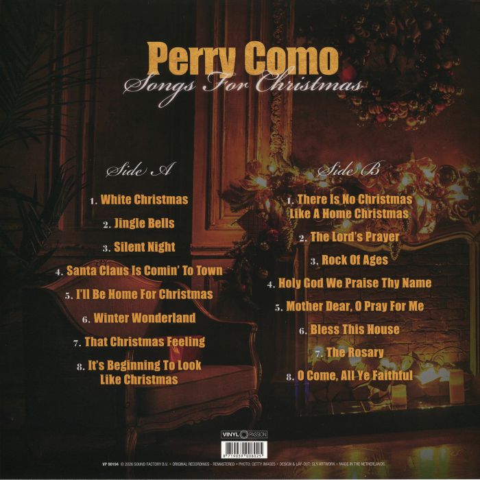 Songs for Christmas (Renkli Plak) - Perry Como