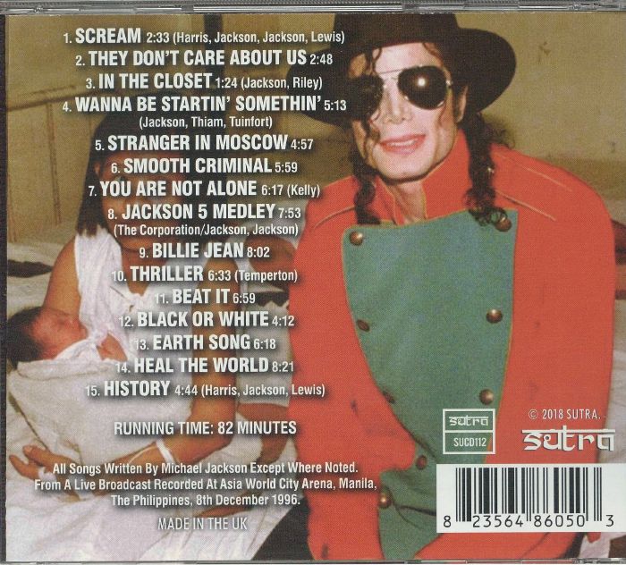 Manila 1996 - Michael Jackson (CD)