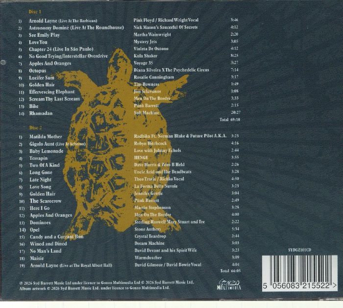 Clowns & Jugglers: the Songs of Syd Barrett - Syd Barrett / Various (2xCD)