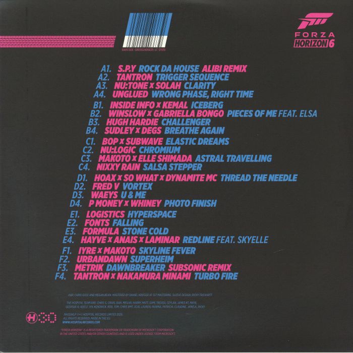 Hospital Records: Forza Horizon 6 (Soundtrack) - Various