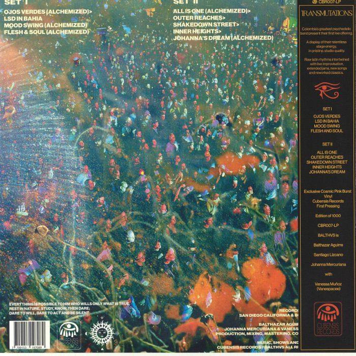 Transmutations ('Cosmic' Pink Burst Vinyl) - Balthvs
