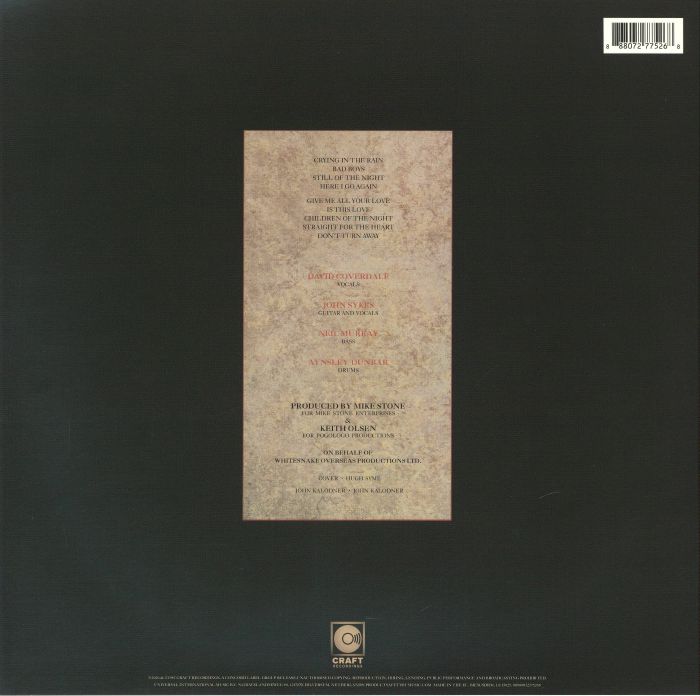 Whitesnake (Reissue) - Whitesnake