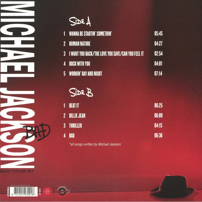 Bad Tour 87 - Michael Jackson