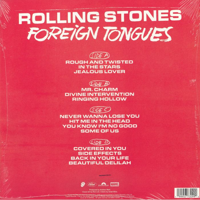 Foreign Tongues: Captain America (Marvel Collector's Series) - The Rolling Stones