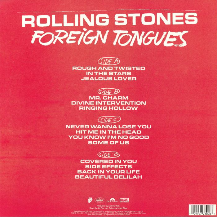 Foreign Tongues: Hulk (Marvel Collector's Series) - The Rolling Stones