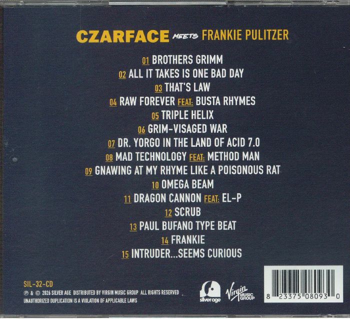 Czarface Meets Frankie Pulitzer - Czarface Meets Frankie Pulitzer (CD)