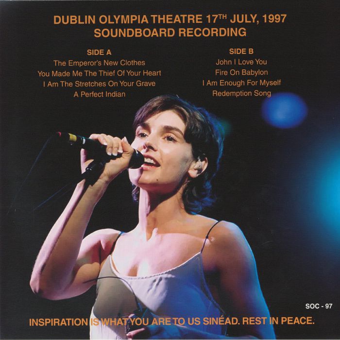 Heart of a Woman: Live Dublin Olympia Theatre July 17th 1997: Fm Broadcast (Purple Marbled Vinyl) - Sinead O'Connor
