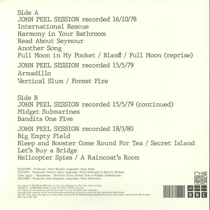 The John Peel Sessions (Reissue) - Swell Maps