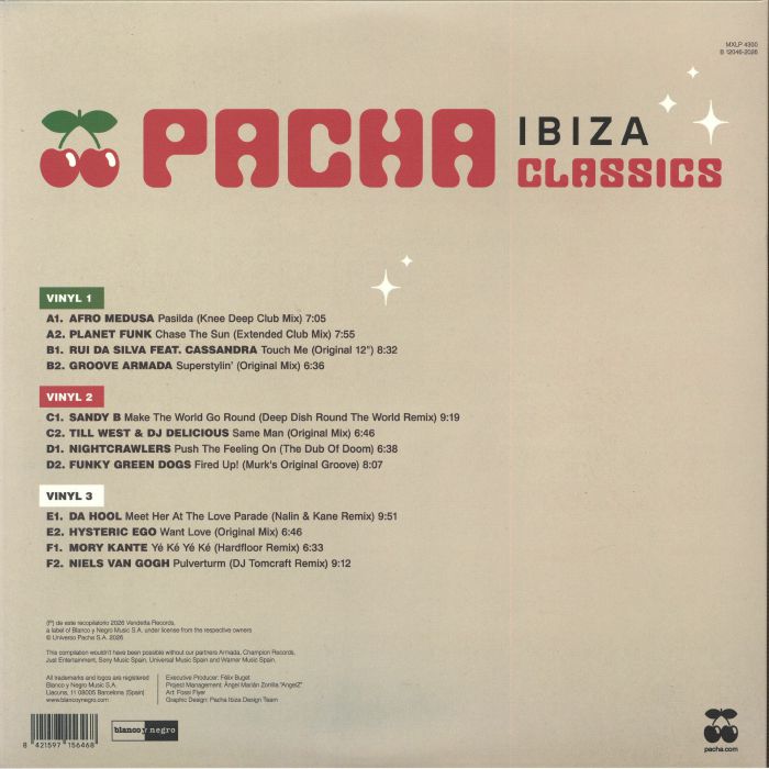 Pacha Ibiza Classics (3xLP) (Red & White Vinyl) - Various
