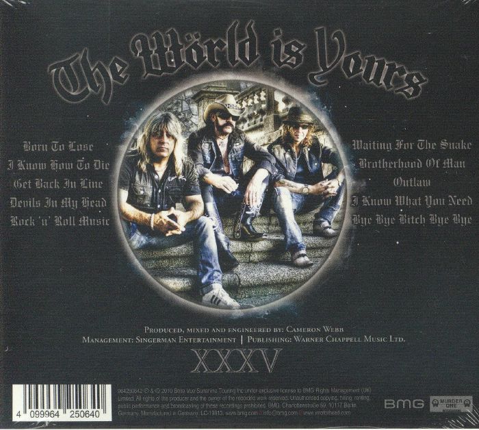 The World Is Yours - Motorhead (CD)