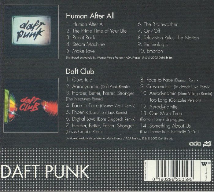 Human After All & Daft Club - Daft Punk (CD)