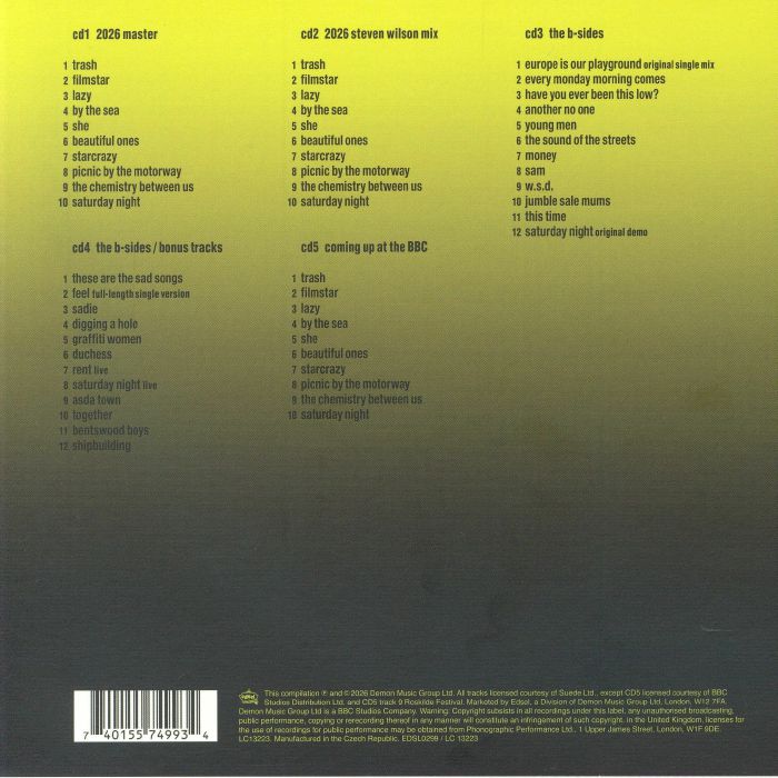 Coming Up (30th Anniversary Edition) - Suede (5xCD)