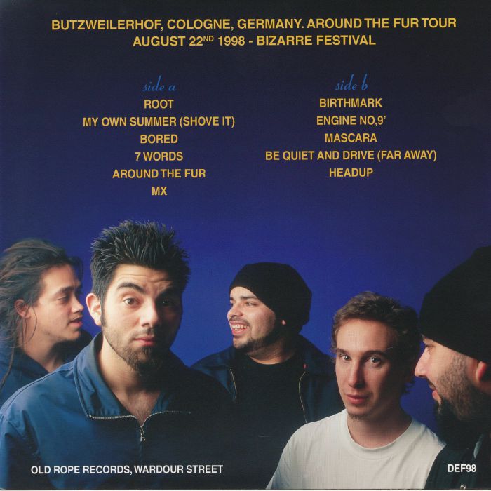 Dead on the Inside: Bizarre Festival 1998 - Deftones