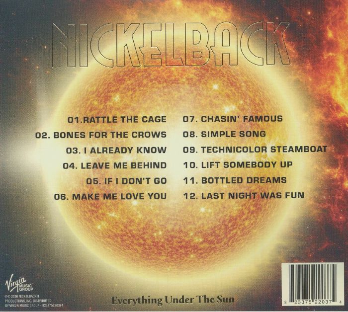 Everything Under the Sun - Nickelback (CD)