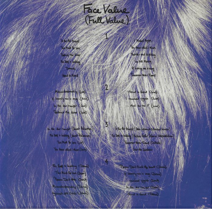 Face Value (Deluxe Edition) (Box Set) (4xLP) - Phil Collins