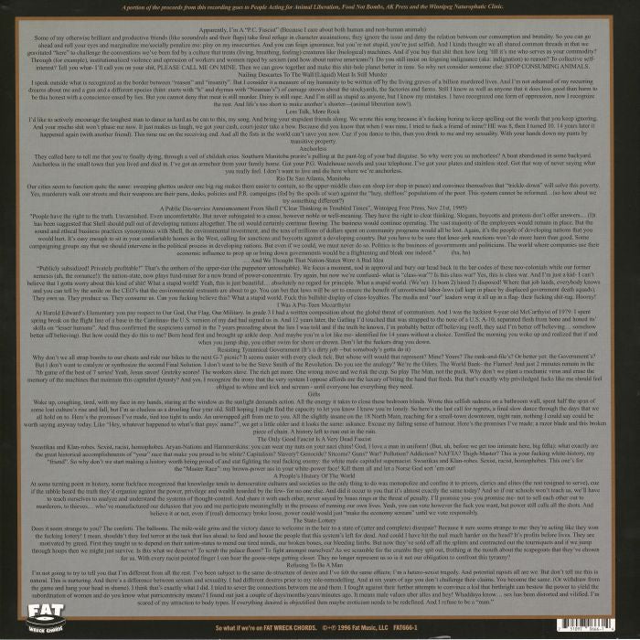 Less Talk More Rock (30th Anniversary Edition) (1 Per Customer) - Propagandhi