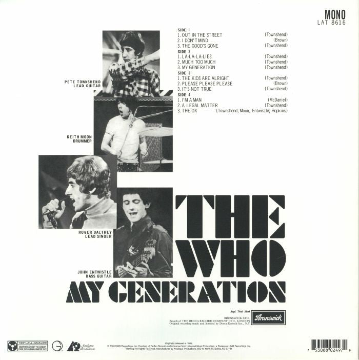My Generation (Remastered) (Mono) - The Who