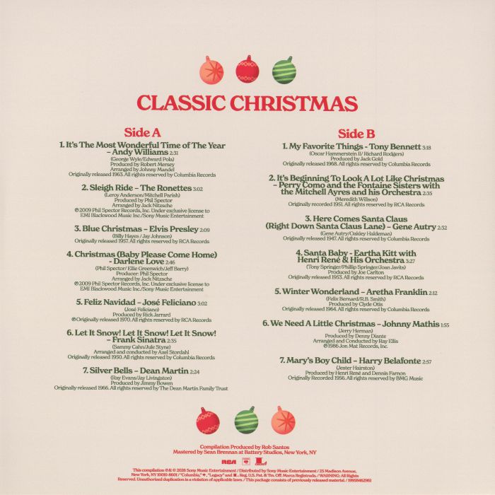 Classic Christmas (Renkli Plak) - Various