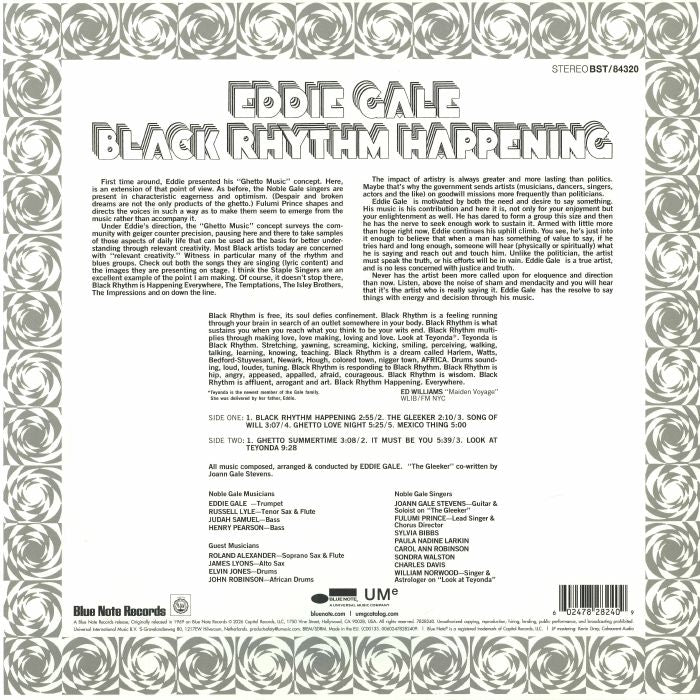 Black Rhythm Happening (Classic Vinyl Series) - Eddie Gale