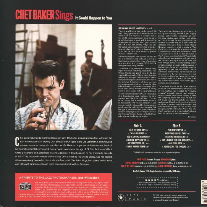 Sings: It Could Happen to You (Limited Red Vinyl) - Chet Baker